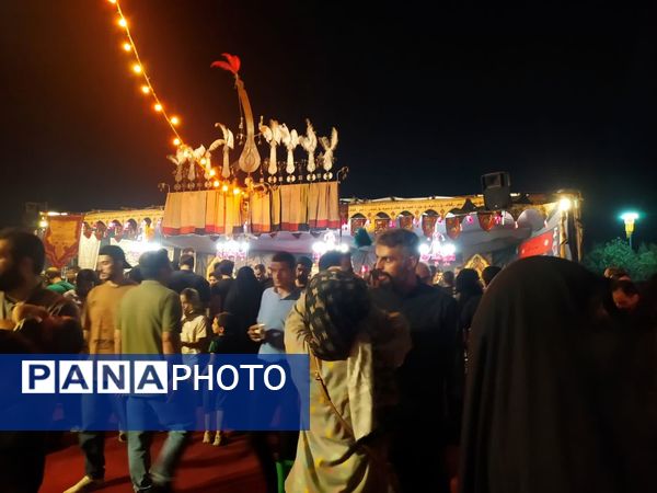 حضور پرشور عاشقان اباعبدالله در کشتی نجات محرم