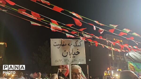 صد و هشتادو هفتمین حضور،در میدان ولیعصر الهیه 
