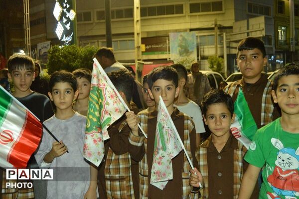 حضور فعال دانش‌آموزان دبستان شهید فهمیده در موکب شهدای دانش‌آموز ورامین