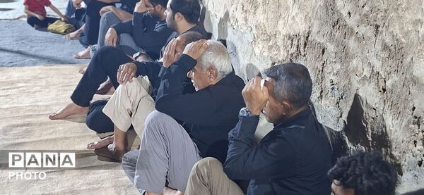 سوگواری ایام پایانی ماه صفر در روستای بناب
