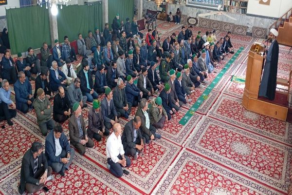 اقامه نماز جمعه در آخرین هفته ماه مبارک شعبان شهر بار نیشابور 