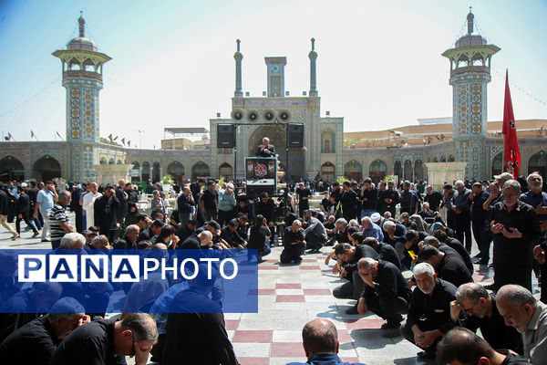 مراسم عزاداری سالروز شهادت امام حسن عسگری(ع) در قم