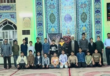 محفل معنوی مهر و محراب دبیرستان پسرانه امام حسین(ع) بارجین