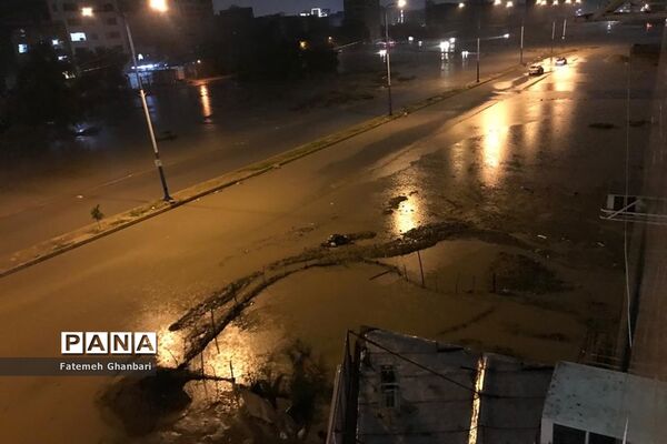 بارش شدید باران و آبگرفتی شهرها در خوزستان
