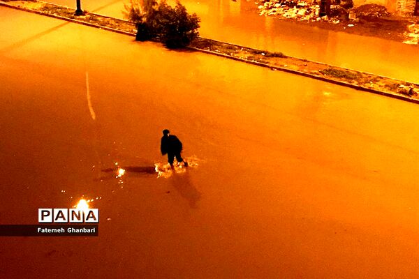 بارش شدید باران و آبگرفتی شهرها در خوزستان