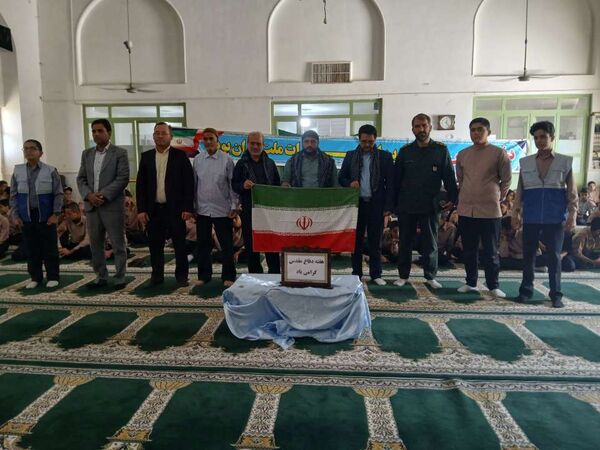 برگزاری یادواره شهدا در مسجد صاحب‌الزمان شهرستان خلیل‌آباد