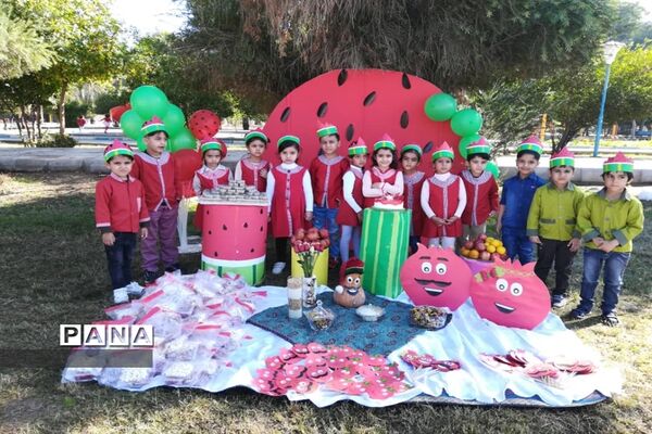 برگزاری جشن شب یلدا  پبش دبستانی  ساقی کوثرشهرستان شوش