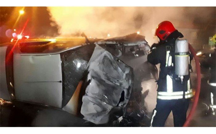 اختلال ارتباطی مانع حضور آتش‌نشانان میاندوآبی در محل حادثه شد