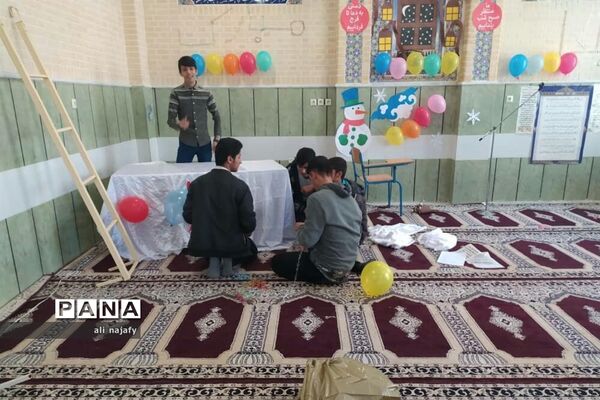 برگزاری آیین شب یلدا در دبیرستان پسرانه رازی بِیرَم