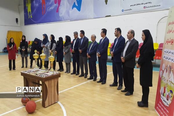 دشتستان قهرمان مسابقات بسکتبال دانش‌آموزی استان بوشهر