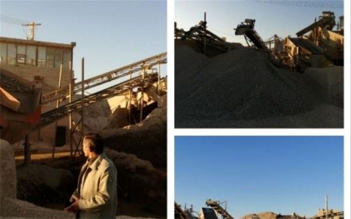 توقف فعالیت کارگاه های شن و ماسه میبد به دلیل آلودگی هوا