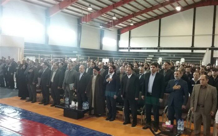 سالن کشتی تنکابن افتتاح شد