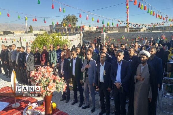 افتتاح مرکز یادگیری محلی شهدای ایلات خمسه اعراب عبدلی  در داراب