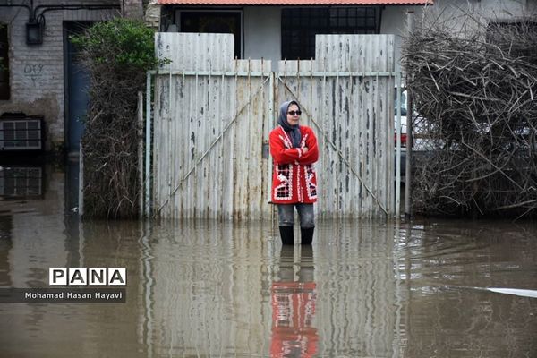 خیابانهای آبادان در محاصره آب گرفتگی