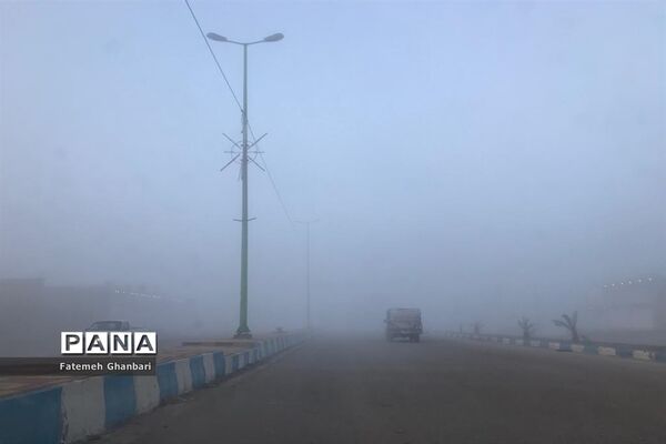 مه گرفتگی در شهرستان کارون