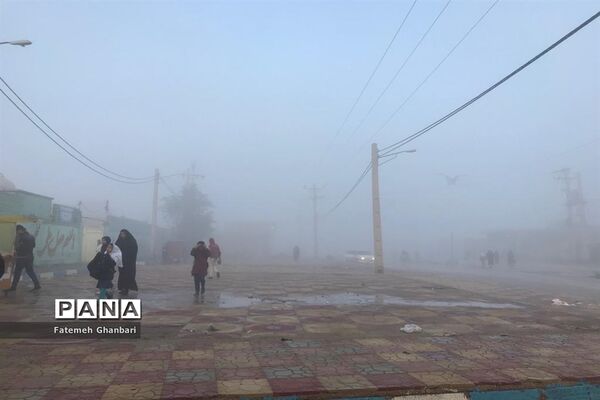 مه گرفتگی در شهرستان کارون