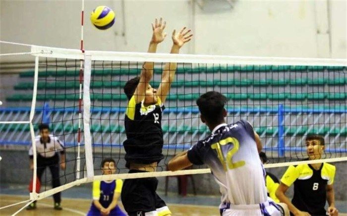 تیم والیبال خاتم جوان اردکان بر سفیر رامسر غلبه کرد