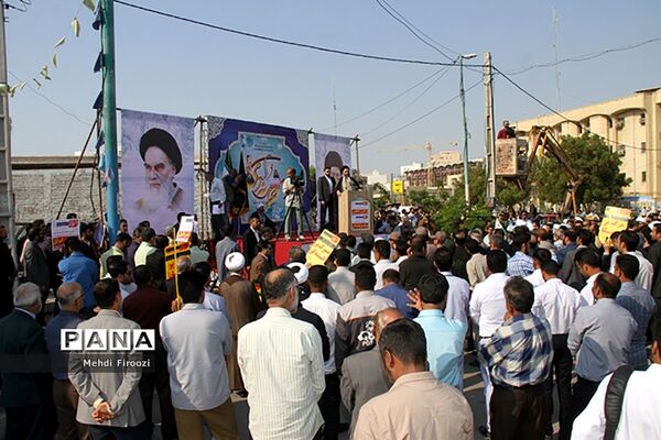 تجمع فرهنگیان استان به‌مناسبت یوم الله  ۹ دی