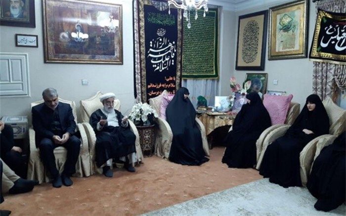 حضور دبیر شورای نگهبان در منزل سردار سلیمانی