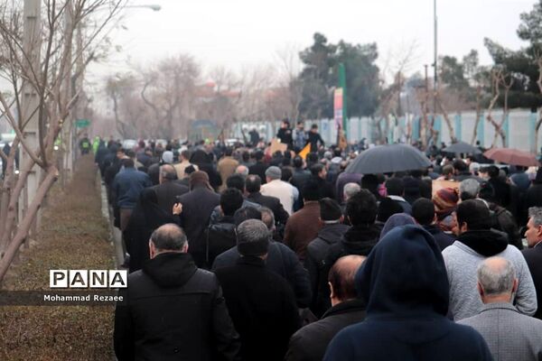 راهپیمایی مردم ولایتمدار منطقه 18 در پی شهادت سپهبد قاسم سلیمانی