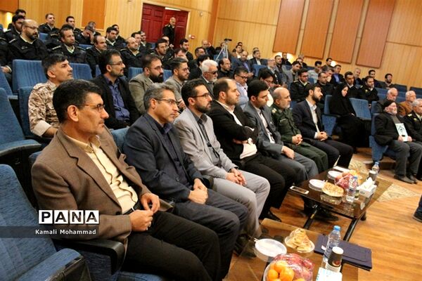 آیین تکریم و معارفه فرمانده انتظامی شهرستان محلات