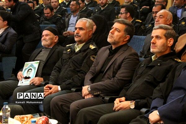 آیین تکریم و معارفه فرمانده انتظامی شهرستان محلات