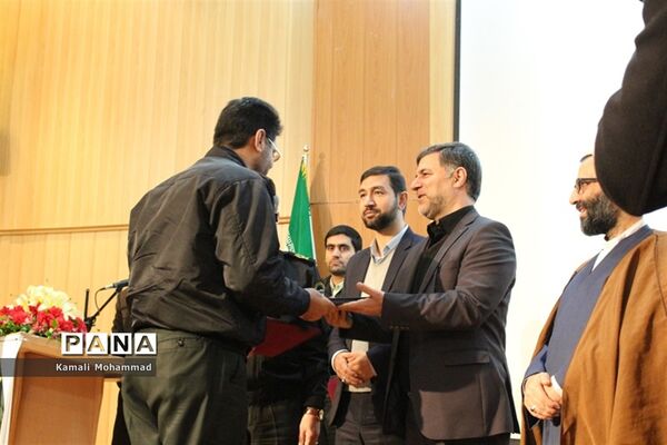 آیین تکریم و معارفه فرمانده انتظامی شهرستان محلات