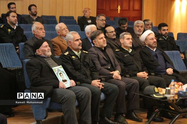 آیین تکریم و معارفه فرمانده انتظامی شهرستان محلات