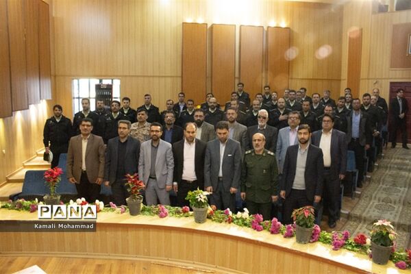 آیین تکریم و معارفه فرمانده انتظامی شهرستان محلات
