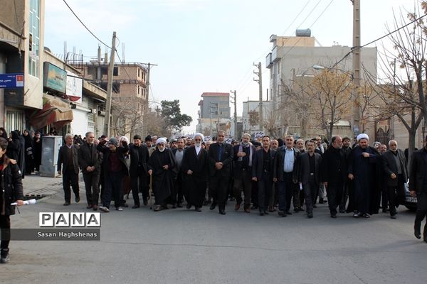 راهپیمایی مردم اسلامشهردرمحکومیت جنایت آمریکا و شهادت سردار سلیمانی