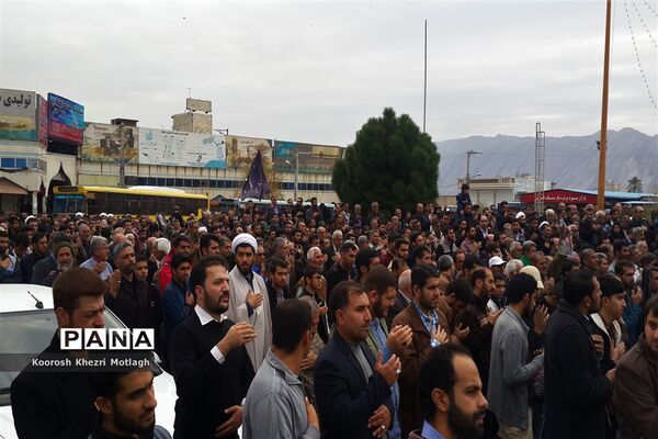 راهپیمایی ضد آمریکایی - صهیونیستی مردم شهرستان کازرون