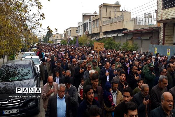 راهپیمایی ضد آمریکایی - صهیونیستی مردم شهرستان کازرون