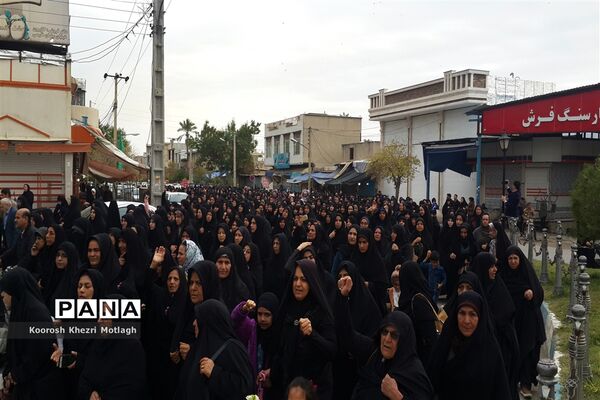 راهپیمایی ضد آمریکایی - صهیونیستی مردم شهرستان کازرون
