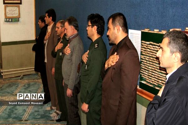 سوگواری فرهنگیان اداره‌کل آموزش و پرورش فارس به مناسبت شهادت سردار شهید حاج قاسم سلیمانی