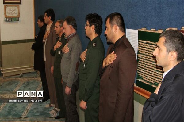 سوگواری فرهنگیان اداره‌کل آموزش و پرورش فارس به مناسبت شهادت سردار شهید حاج قاسم سلیمانی
