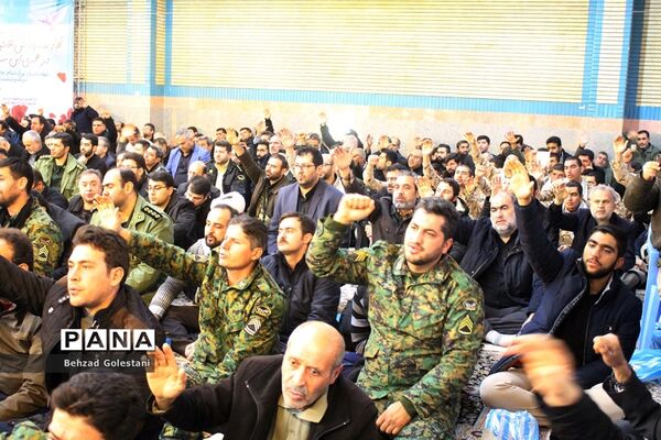 مراسم گرامیداشت شهید سپهبد قاسم سلیمانی در حسینیه ثارالله ارومیه