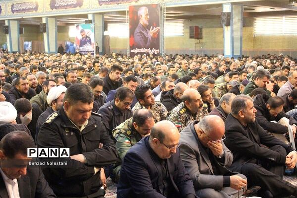 مراسم گرامیداشت شهید سپهبد قاسم سلیمانی در حسینیه ثارالله ارومیه