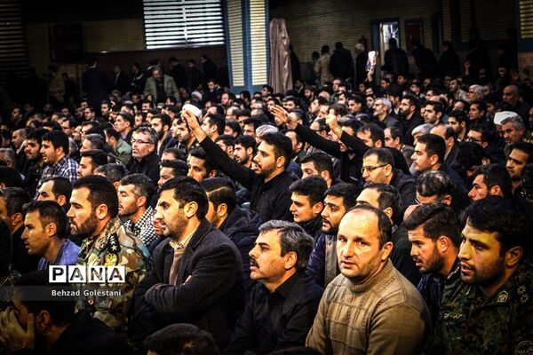 مراسم گرامیداشت شهید سپهبد قاسم سلیمانی در حسینیه ثارالله ارومیه