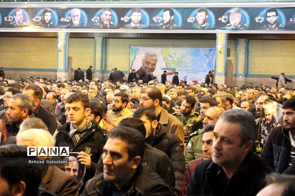 مراسم گرامیداشت شهید سپهبد قاسم سلیمانی در حسینیه ثارالله ارومیه