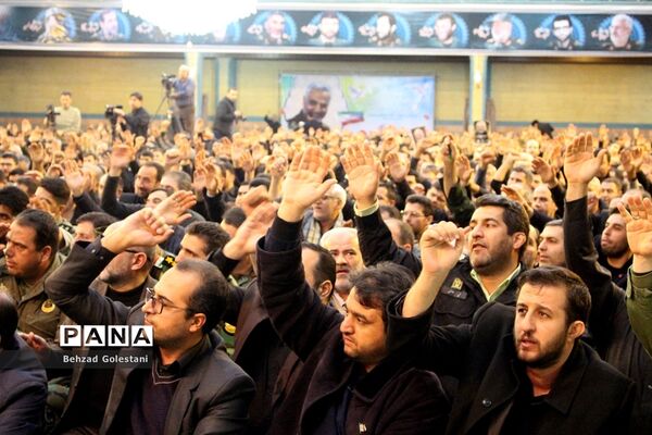 مراسم گرامیداشت شهید سپهبد قاسم سلیمانی در حسینیه ثارالله ارومیه