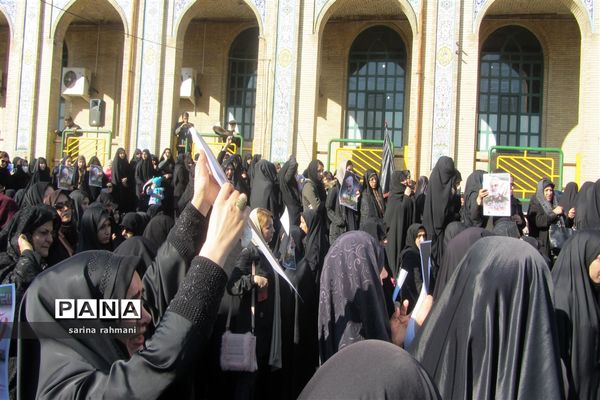 سوگواری مردم کرمانشاه در  پی شهادت سردار سپهبد قاسم سلیمانی