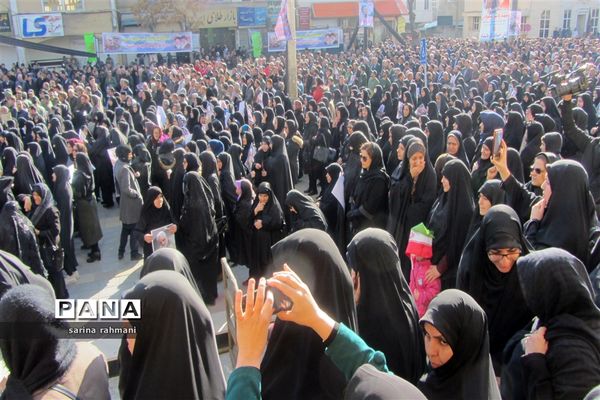 سوگواری مردم کرمانشاه در  پی شهادت سردار سپهبد قاسم سلیمانی