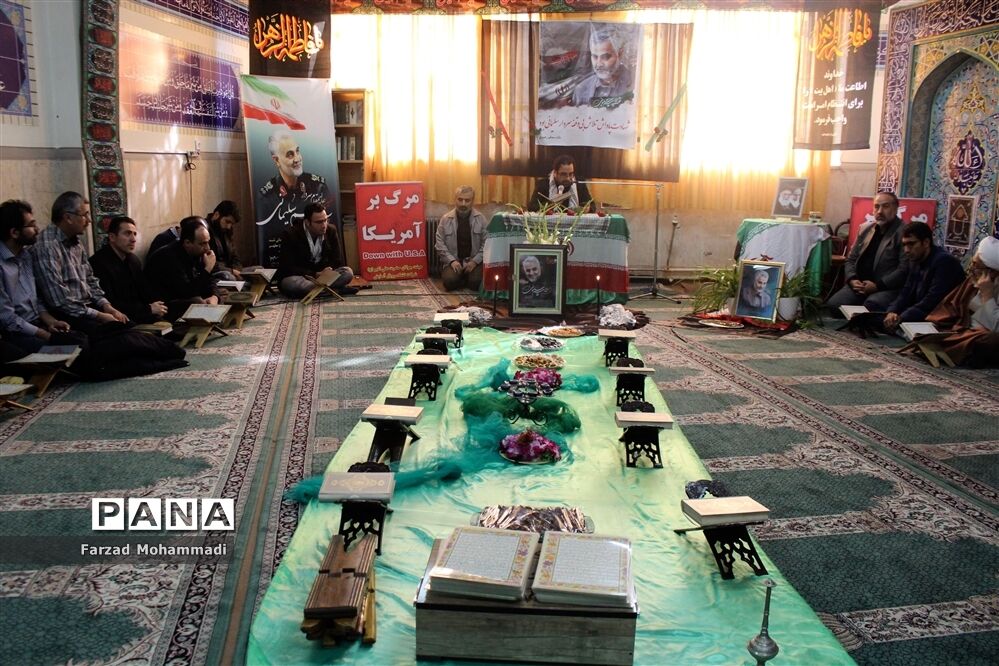مراسم یادبود شهادت سردار قاسم سلیمانی در چهاردانگه