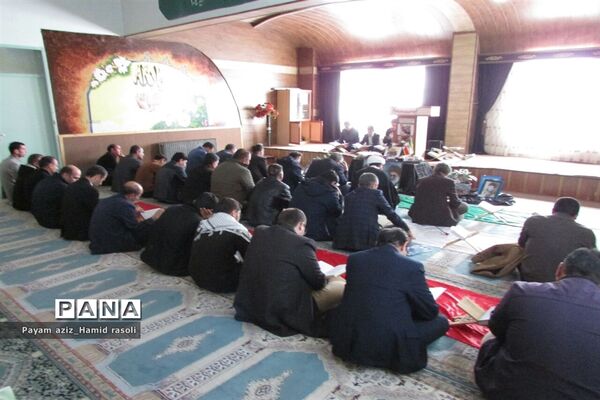 مراسم گرامیداشت یاد و خاطره سردار حاج قاسم سلیمانی در آموزش و پرورش شهرستان شاهین دژ