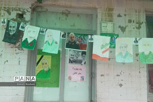 برپایی  کارگاه مهارتی آشنایی با سردار شهید قاسم سلیمانی در دبستان دخترانه اروند ناحیه ۲ اهواز