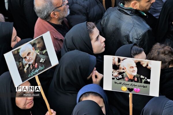 مراسم تشییع پیکر مطهر سپهبد شهید قاسم سلیمانی در مشهد مقدس