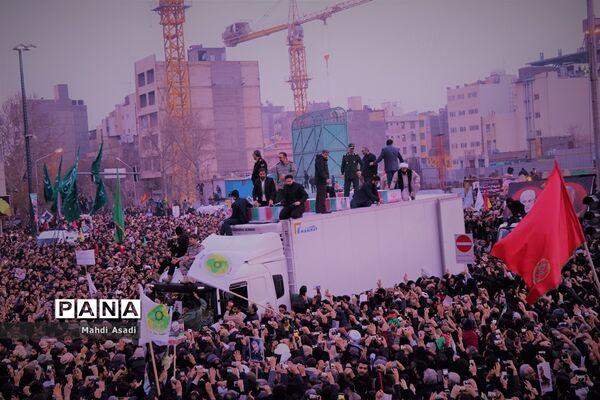 مراسم تشییع پیکر مطهر سپهبد شهید قاسم سلیمانی در مشهد مقدس