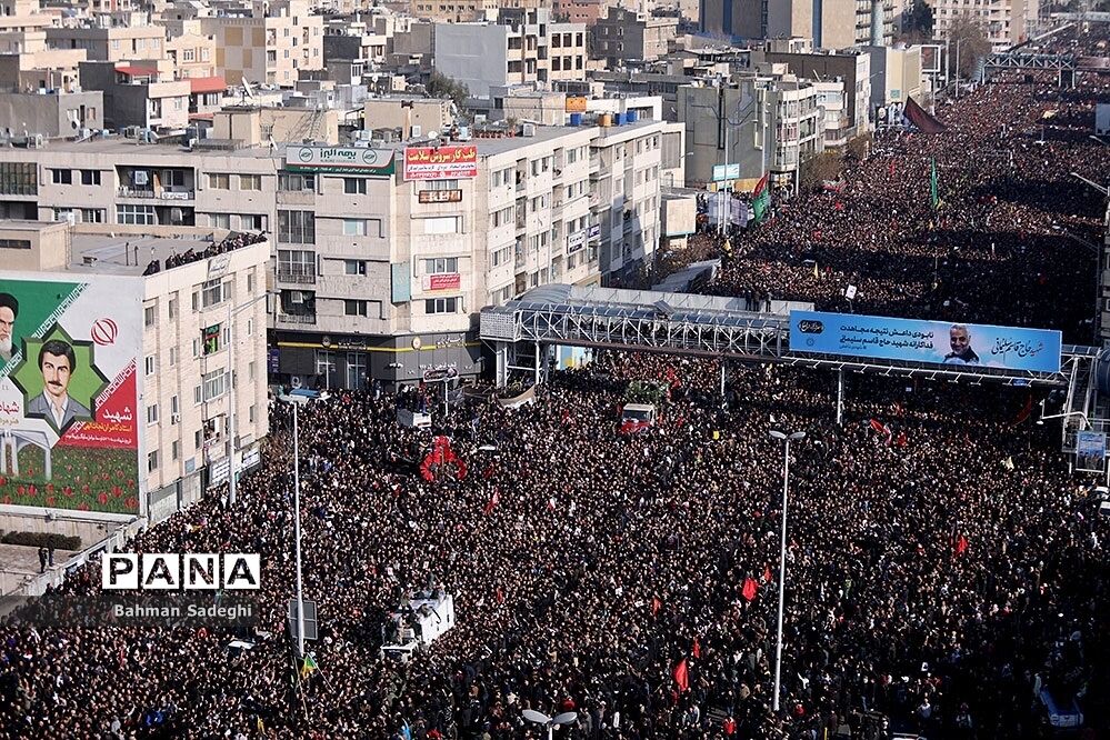تشییع پیکر شهدای مقاومت در تهران-4