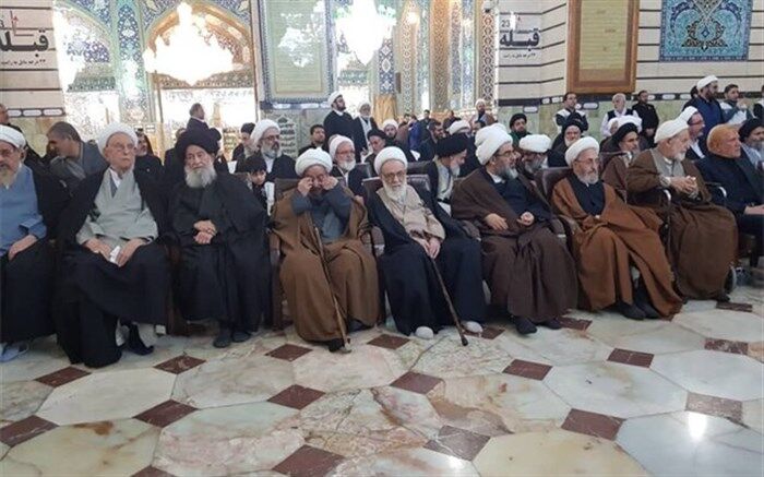 طواف پیکر شهید سپهبد سلیمانی در حرم حضرت معصومه (س) +عکس
