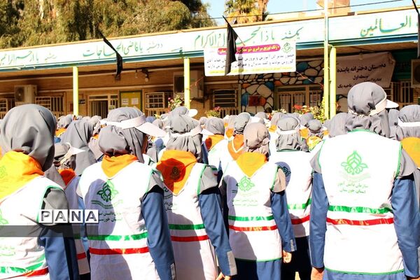 آیین  توزیع شیر رایگان در مدارس خوزستان